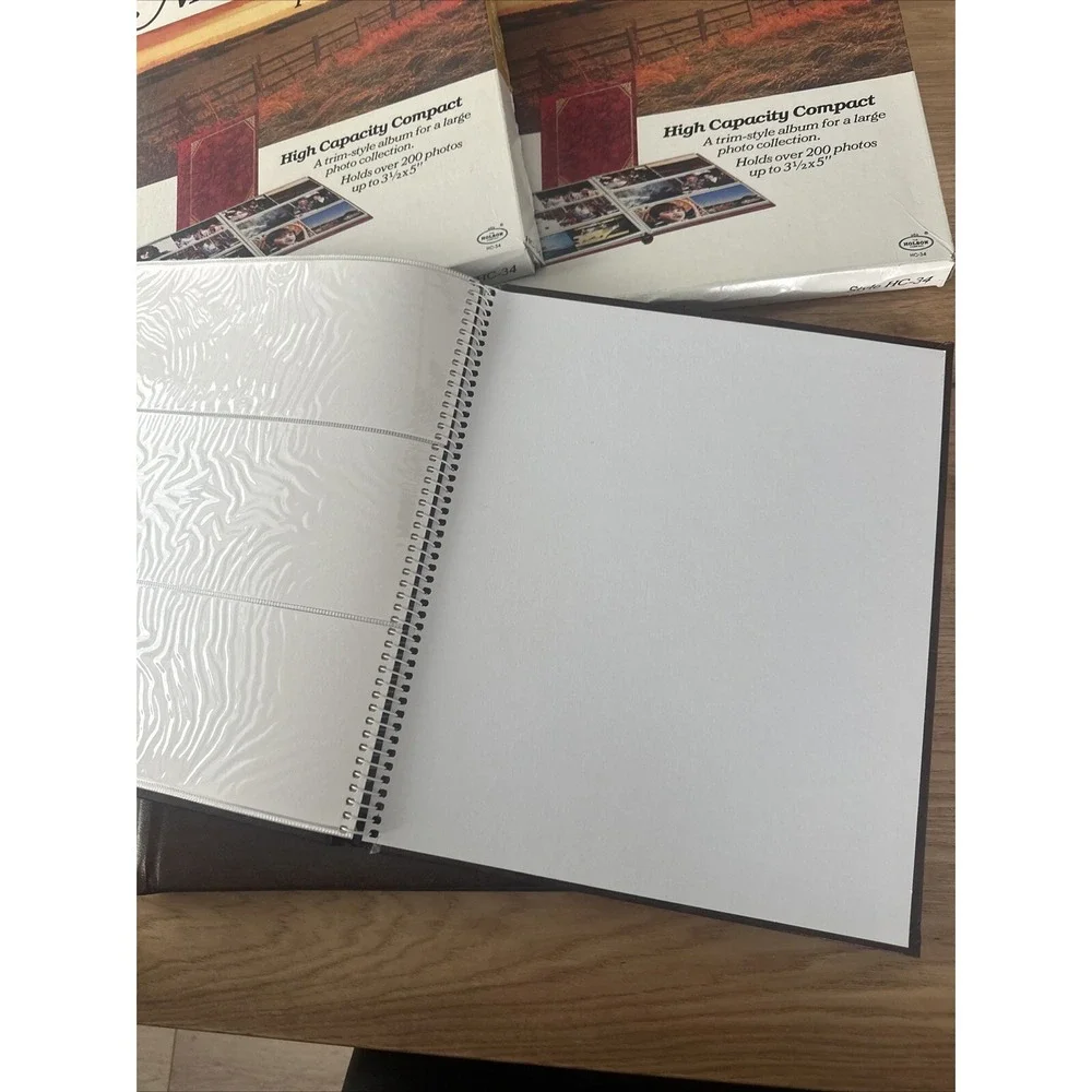 2 Vintage Holson Memory Lane Photo Album Holds Up To  Photos 200 Photos Each